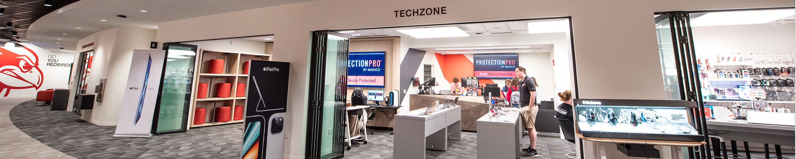 TechZone store entrance